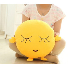 various design of yellow emoji pillow